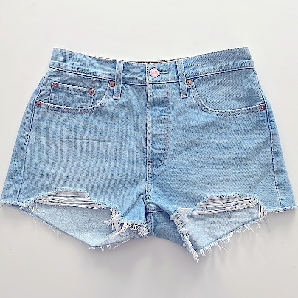 NWOT Levi’s 501 Premium Pink Label Shorts - Picture 5 of 13